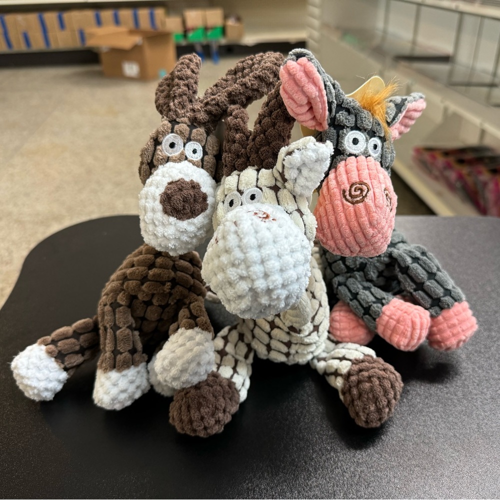 GIRAFFE, DONKEY, DOG Toy with Squeaker NEW - Picture 3 of 4
